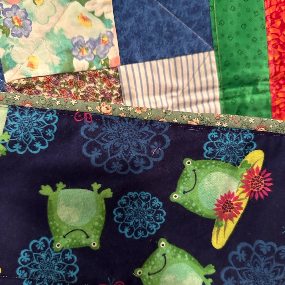 Homemade Quilt Frog Design - Picture 8 of 9